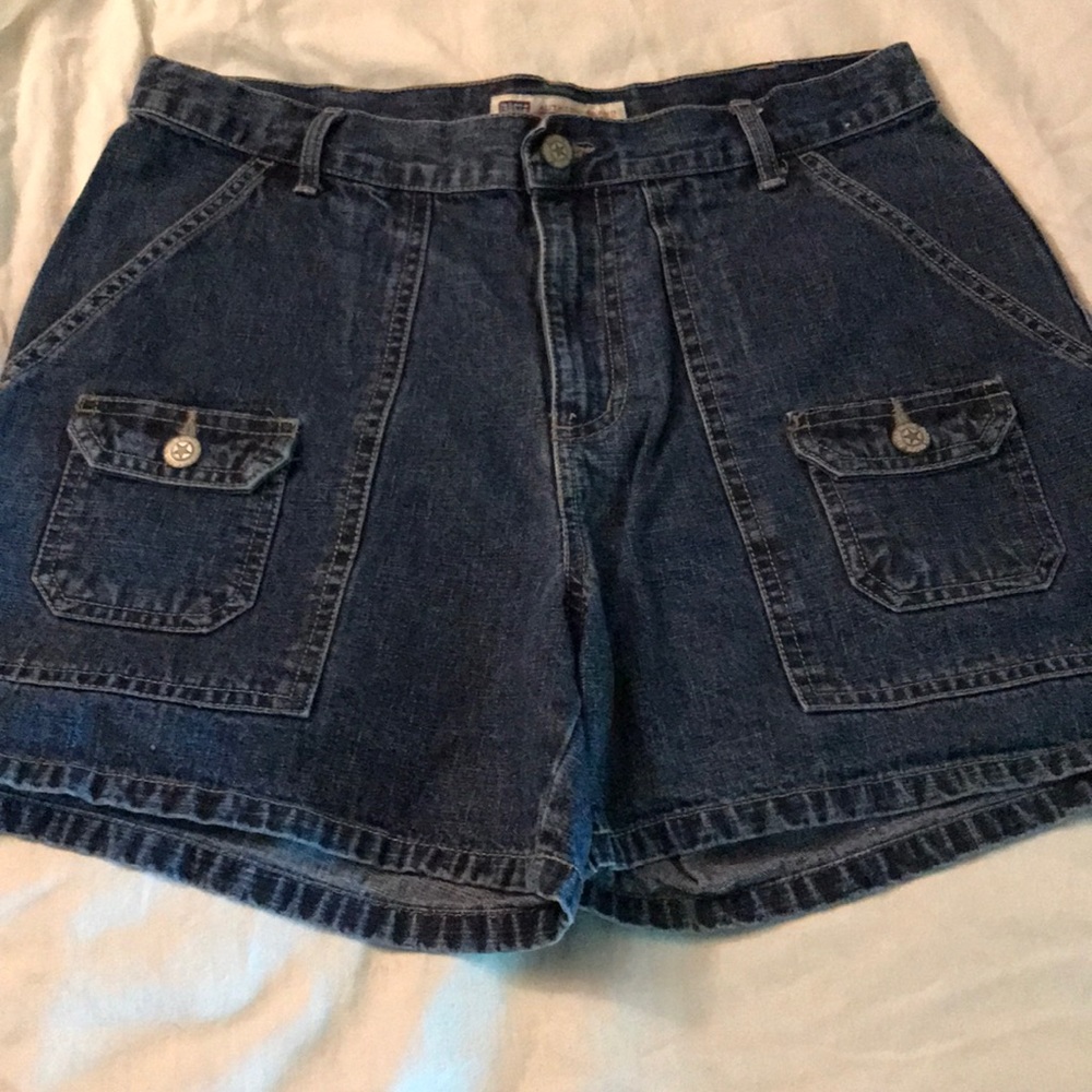 Denim shorts